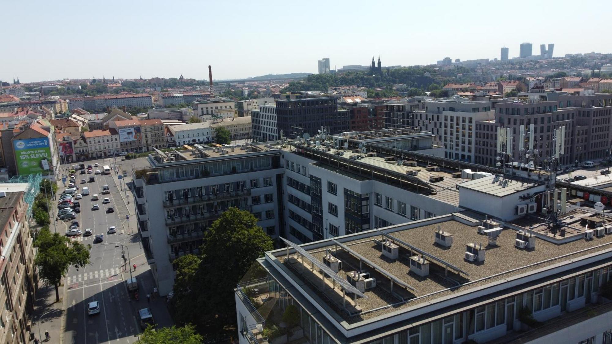 Akcent Hotel Prag Exterior foto